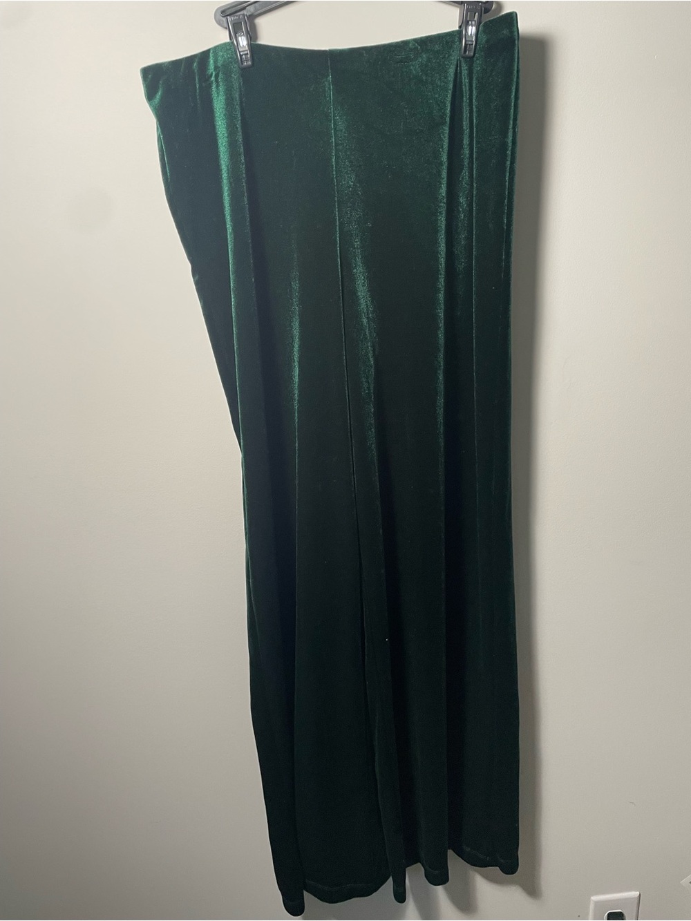 Premier Amour size XL velour wide leg pant